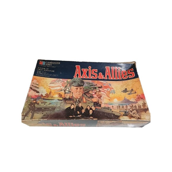 Axis & Allies Spring 1942 World At War Milton Bradley Gamemaster Series 1984